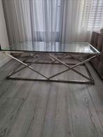 Luxe glazen salontafel, 50 tot 100 cm, Minder dan 50 cm, 100 tot 150 cm, Rechthoekig