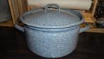 grijsgewolkt emaille soep pan, doorsnee 26H14cm, Ophalen of Verzenden