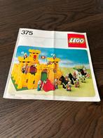 Lego 375 Kasteel - Vintage Set, Ophalen of Verzenden, Gebruikt, Complete set, Lego