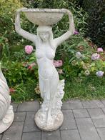 beeld vrouw dame beton 120 cm, Tuin en Terras, Tuinbeelden, Ophalen, Zo goed als nieuw, Beton, Mensenbeeld