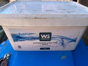 WS Voegmortel uitra fine beige 15 kg (nieuw/vol) beschikbaar voor biedingen