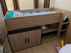 Halfhoogslaper zgan, Kinderen en Baby's, Kinderkamer | Stapelbedden en Hoogslapers, Ophalen, Zo goed als nieuw, Halfhoogslaper