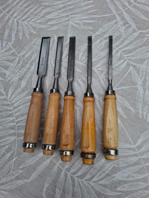 Set hak/steekbeitels, Doe-het-zelf en Verbouw, Gereedschap | Handgereedschap, Zo goed als nieuw, Ophalen of Verzenden