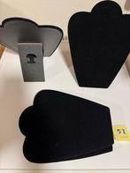 Hals display voor kettingen zwart 5 stuks 28 cm hoog, Sieraden, Tassen en Uiterlijk, Kettingen, Ophalen of Verzenden, Gebruikt