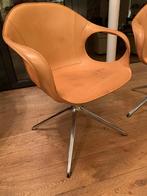 Stoelen, Huis en Inrichting, Stoelen, Ophalen, Twee, Bruin, Leer