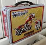 Leuke lunch box van blik van American chopper Fire Bike., Ophalen of Verzenden, Zo goed als nieuw, Overige, Overige merken