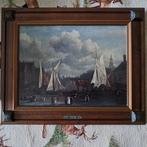 Schilderij J.v. Ruysdael 1629 - 1682 met zeilboten, Antiek en Kunst, Ophalen