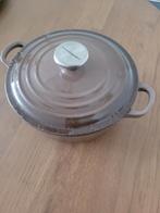 Le Creuset Braadpan - Zo Goed Als Nieuw, Gietijzer, Ophalen of Verzenden, Zo goed als nieuw, Keramische plaat