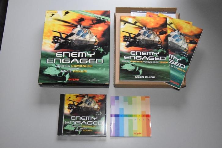 PC CD-ROM (Big Box): Enemy Engaged - Comanche Vs. Hokum, Spelcomputers en Games, Games | Pc, Zo goed als nieuw, Racen en Vliegen