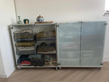 1 unieke IKEA Ivar kast met glazen deuren 80cmx82cmx29cm - afbeelding 11