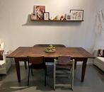 Prachtig massief houten eettafel, Ophalen, 200 cm of meer, 50 tot 100 cm, Zo goed als nieuw