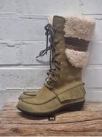 UGG - Prachtige leren laarzen maat 37 - Nieuw - Uggs, Kleding | Dames, Nieuw, Groen, Ophalen of Verzenden, Hoge laarzen