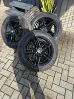 Zwarte 17 inch banden en velgen set nieuw sidebars vito t5, Gebruikt, Banden en Velgen, 17 inch, Ophalen of Verzenden