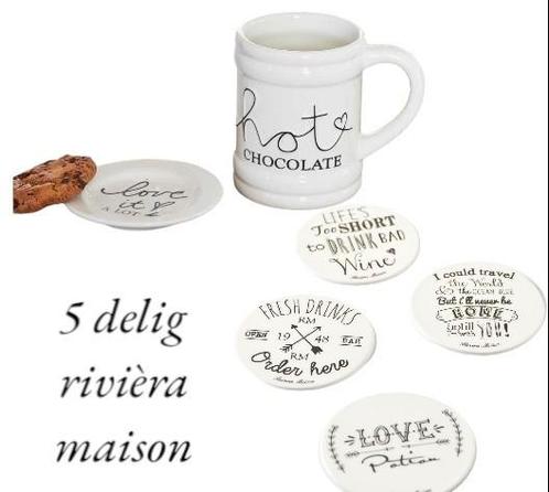 5 delig rivièra maison set, Huis en Inrichting, Keuken | Servies, Ophalen of Verzenden
