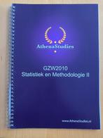 AthenaStudies GZW 2010  Statistiek en Methodologie II, Gelezen, Ophalen of Verzenden, WO