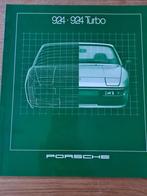 folder Porsche 924 - 924 Turbo, Boeken, Auto's | Folders en Tijdschriften, Nieuw, Porsche, Verzenden