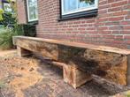 Eiken balk bank stoer, Tuin en Terras, Ophalen of Verzenden, Nieuw