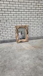 Spiegel van drijfhout, Ophalen, Zo goed als nieuw, Minder dan 100 cm, Rechthoekig