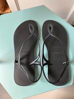 Slippers/sandalen Havaianas Luna maat 37 als nieuw, Slippers, Zwart, Ophalen of Verzenden, Zo goed als nieuw