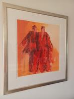 Kleurrijk schilderij (zeefdruk) - Wil Willemsen, Antiek en Kunst, Kunst | Litho's en Zeefdrukken, Ophalen