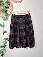 Vintage wollen Schotse Tartan ruitjesrok L/XL, Maat 46/48 (XL) of groter, Ophalen of Verzenden, Zo goed als nieuw, Vintage