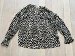 Nieuwe Isay blouse met panterprint, maat XS,, Kleding | Dames, Ophalen of Verzenden, Nieuw, Maat 34 (XS) of kleiner, Bruin