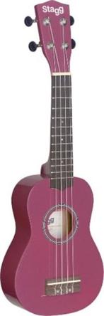 2 X Stagg Sopraan Ukelele US-Violet met draagtas, Stagg, ....................................................., .............................................