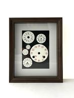 kader deco oude emaille wijzerplaten zakhorloge klok Roskopf, Antiek en Kunst, Ophalen of Verzenden