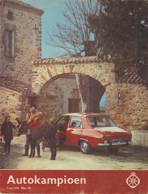 Renault 12 test in Autokampioen 1970, Boeken, Auto's | Folders en Tijdschriften, Gelezen, Renault, Ophalen of Verzenden