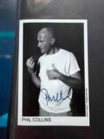 Gesigneerde foto - Phil Collins, Ophalen of Verzenden, Zo goed als nieuw, Foto of Kaart, Gesigneerd