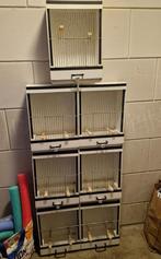 6 Zangkooien kooien Afmetingen: 42 x 17 x 30 cm in een koop, Dieren en Toebehoren, Vogels | Kanaries, Geslacht onbekend, Bastaard