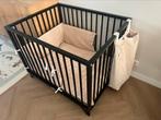 Bopita retro box zwart incl Koeka, Kinderen en Baby's, Ophalen, Zo goed als nieuw, Boxkleed