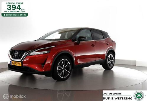 Nissan Qashqai 1.3 MHEV 158PK Xtronic Tekna led|leer|cam|dab, Auto's, Nissan, Bedrijf, Te koop, Qashqai, 360° camera, ABS, Achteruitrijcamera
