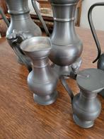 Tinnen eikeltjes kannen., Antiek en Kunst, Antiek | Tin, Ophalen of Verzenden