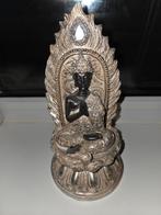 Mooi Boeddhabeeld met zilveren accenten, Huis en Inrichting, Woonaccessoires | Boeddhabeelden, Ophalen of Verzenden, Gebruikt