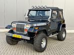 Jeep Wrangler | 4.0L 6-CIL | Airco | Lage KM| Grijs kenteken, Auto's, Jeep, Open dak, Leder en Stof, Zwart, 3960 cc