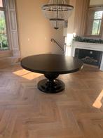 Ronde tafel zwart Keijser en co, Ophalen, Gebruikt, 150 tot 200 cm, Rond