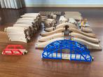 Universele houten treinbaan (ca. 130 stuks), Kinderen en Baby's, Speelgoed | Thomas de Trein, Zo goed als nieuw, Ophalen