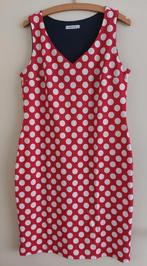 Fijne zomerjurk maat XL, rood met witte stippen, Angelle Milan, Maat 42/44 (L), Ophalen of Verzenden, Zo goed als nieuw