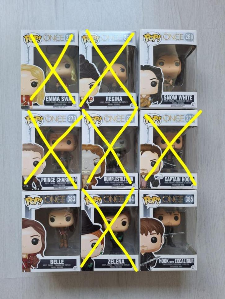 Once Upon a Time Funko pops, Verzamelen, Poppetjes en Figuurtjes, Nieuw, Ophalen of Verzenden