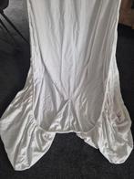 Split topper hoeslaken/molton 160/200, Tweepersoons, Ophalen of Verzenden, Zo goed als nieuw, Wit