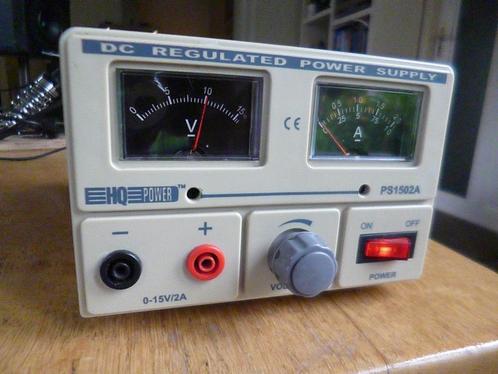 HQ-power lab-voeding PS-1502A. Prima werkend., Doe-het-zelf en Verbouw, Meetapparatuur, Gebruikt, Ophalen of Verzenden