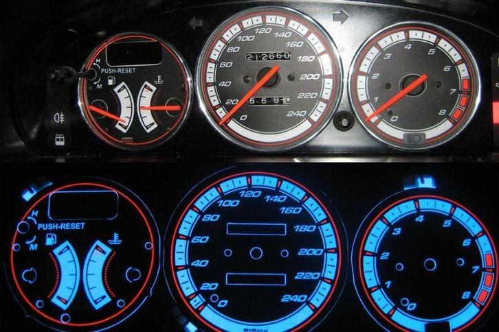 Mazda MX3 - Indiglo Tellerplaten, Auto diversen, Tuning en Styling, Ophalen of Verzenden