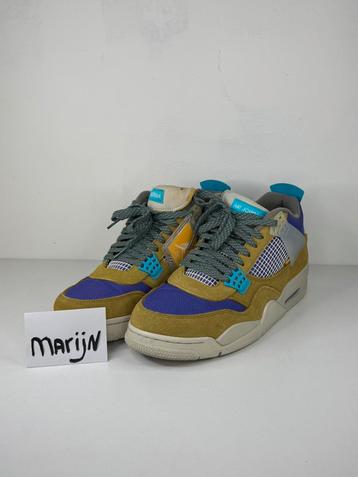 Nike Jordan 4 Union Dessert Moss beschikbaar voor biedingen