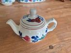 Klein Boerenbont Theepotje, Huis en Inrichting, Keuken | Servies, Gebruikt, Overige typen, Ophalen of Verzenden, Aardewerk