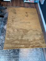 Okergeel Hoogpolig Vloerkleed 160x230, Huis en Inrichting, Stoffering | Tapijten en Kleden, Ophalen, Overige kleuren, 150 tot 200 cm