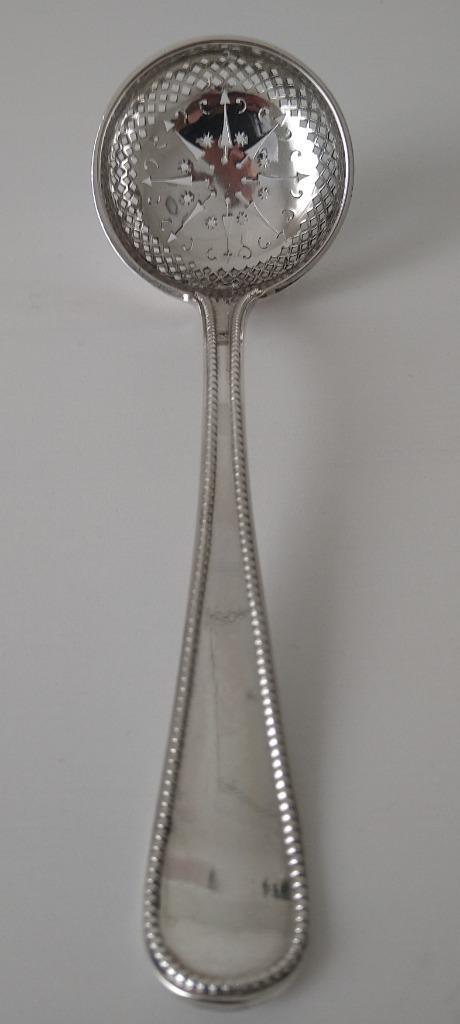 zilveren strooilepel, Antiek en Kunst, Antiek | Goud en Zilver, Zilver, Ophalen of Verzenden