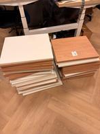 Gratis af te halen: Spaanplaat planken (ca. 58 stuks), Doe-het-zelf en Verbouw, Hout en Planken, Ophalen, Gebruikt, Minder dan 25 mm