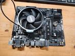 Gigabyte ga-a320m-s2h amd moederbord + cpu ryzen 3 1200, Computers en Software, DDR4, Ophalen of Verzenden, Zo goed als nieuw