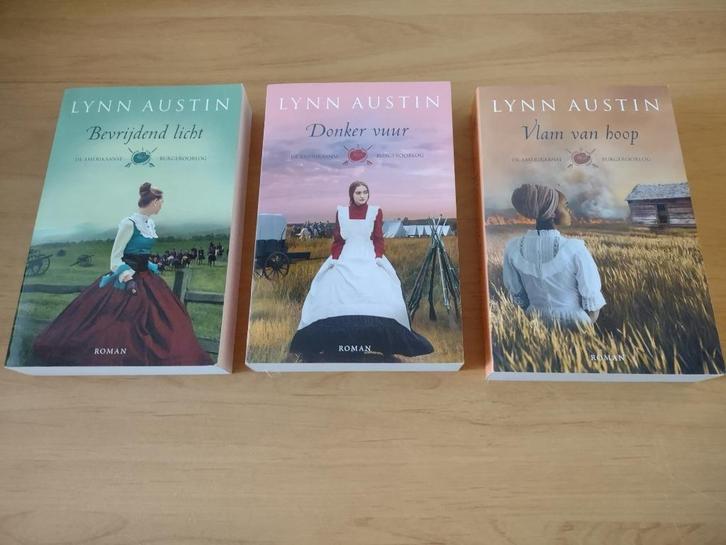 De Amerikaanse burgeroorlog trilogie (compleet)- Lynn Austin, Boeken, Historische romans, Gelezen, Ophalen of Verzenden
